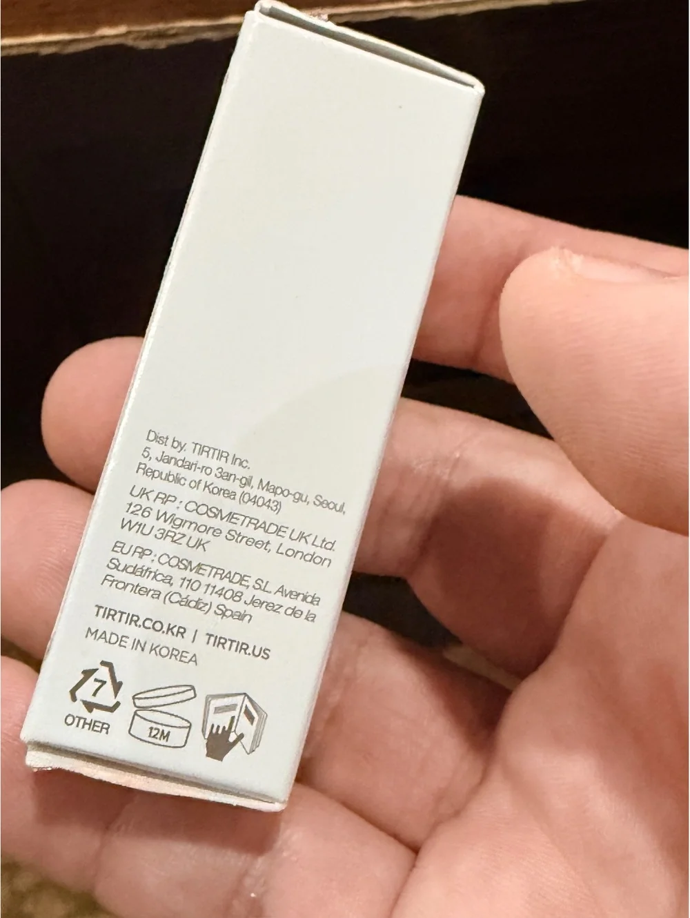 TIRTIR Ceramic Milk Ampoule 10ml - Glow, Moisture, Nourishing Serum